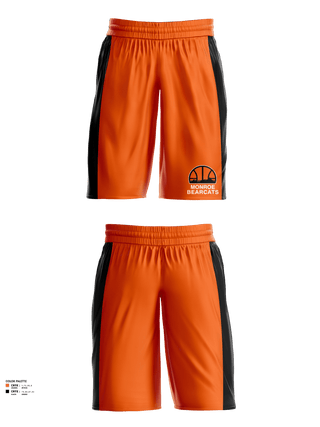 Womens Basketball Shorts, Monroe High School Basketball, Women's Basketball, Teamtime, Team time, sublimation, custom sports apparel, team uniforms, spirit wear, spiritwear, sports uniforms, custom shirts, team store, custom team store, fundraiser sports, apparel fundraiser