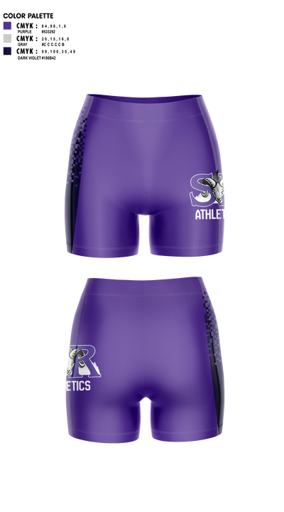 Shadow Ridge Middle School 74771306 Women's Compression Shorts - 1