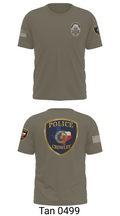 Crowley Police Department 8097883 Old School Cotton Feel Shirt - 67