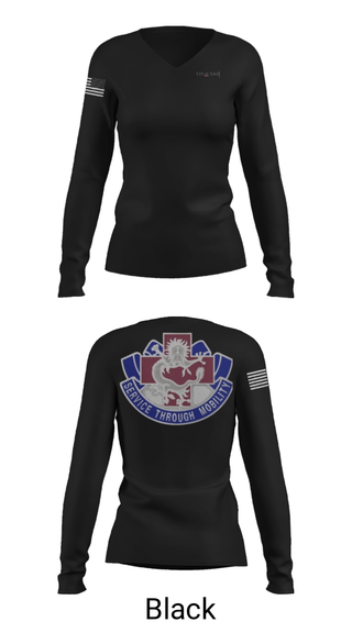 Women's Long Sleeve Vneck Shirt, 131st SAD, Army, Teamtime, Team time, sublimation, custom sports apparel, team uniforms, spirit wear, spiritwear, sports uniforms, custom shirts, team store, custom team store, fundraiser sports, apparel fundraiser