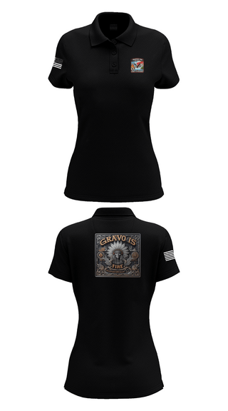 Womens Short Sleeve Performance Polo, Gravois Fire Special Operations, Fire Department, Teamtime, Team time, sublimation, custom sports apparel, team uniforms, spirit wear, spiritwear, sports uniforms, custom shirts, team store, custom team store, fundraiser sports, apparel fundraiser