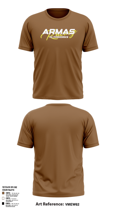 Armas Autoworks 7130414 Old School Cotton Feel Shirt - 1