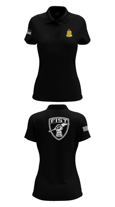 1-200 Infantry 56519387 Women's Short Sleeve Performance Polo  - 33