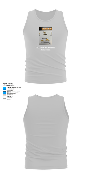Tank Top, Fallsburg High School Basketball, Men's Basketball, Teamtime, Team time, sublimation, custom sports apparel, team uniforms, spirit wear, spiritwear, sports uniforms, custom shirts, team store, custom team store, fundraiser sports, apparel fundraiser