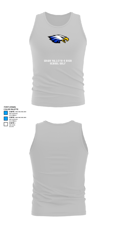 Grain Valley R-5 High School Golf 92827098 Tank Top - 13