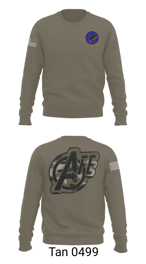 Crew Neck Sweatshirt, 509 OSS, Air Force, Teamtime, Team time, sublimation, custom sports apparel, team uniforms, spirit wear, spiritwear, sports uniforms, custom shirts, team store, custom team store, fundraiser sports, apparel fundraiser