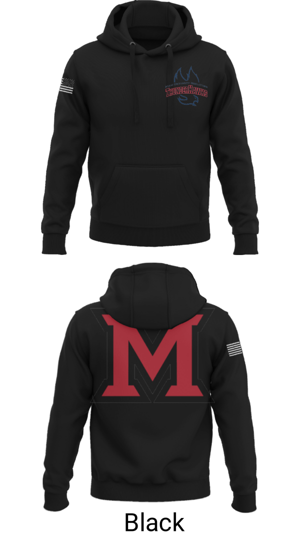 Hoodie, Miami University - Middletown Baseball, Baseball, Teamtime, Team time, sublimation, custom sports apparel, team uniforms, spirit wear, spiritwear, sports uniforms, custom shirts, team store, custom team store, fundraiser sports, apparel fundraiser