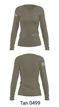 C-1-10 Troop 2 Ghetto Boys 91621666 Women's Long Sleeve V-neck Shirt - 77