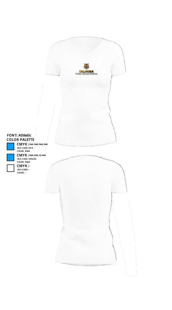 Womens Short Sleeve Vneck Shirt, Talihina High School Band, Spirit Store, Teamtime, Team time, sublimation, custom sports apparel, team uniforms, spirit wear, spiritwear, sports uniforms, custom shirts, team store, custom team store, fundraiser sports, apparel fundraiser