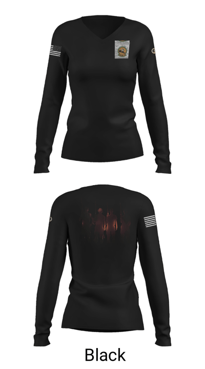 Twin cities squadron 18452981 Women's Long Sleeve V-neck Shirt - 35