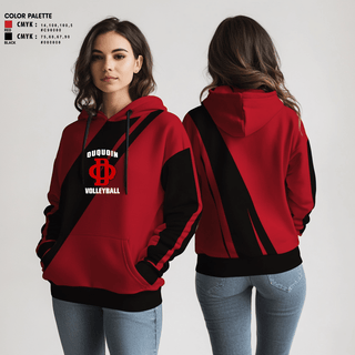 Hoodie, DuQuoin High School Volleyball, Women's Volleyball, Teamtime, Team time, sublimation, custom sports apparel, team uniforms, spirit wear, spiritwear, sports uniforms, custom shirts, team store, custom team store, fundraiser sports, apparel fundraiser