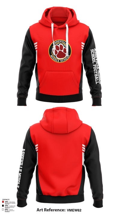 Asheville Middle School Football 31646699 Hoodie - 115
