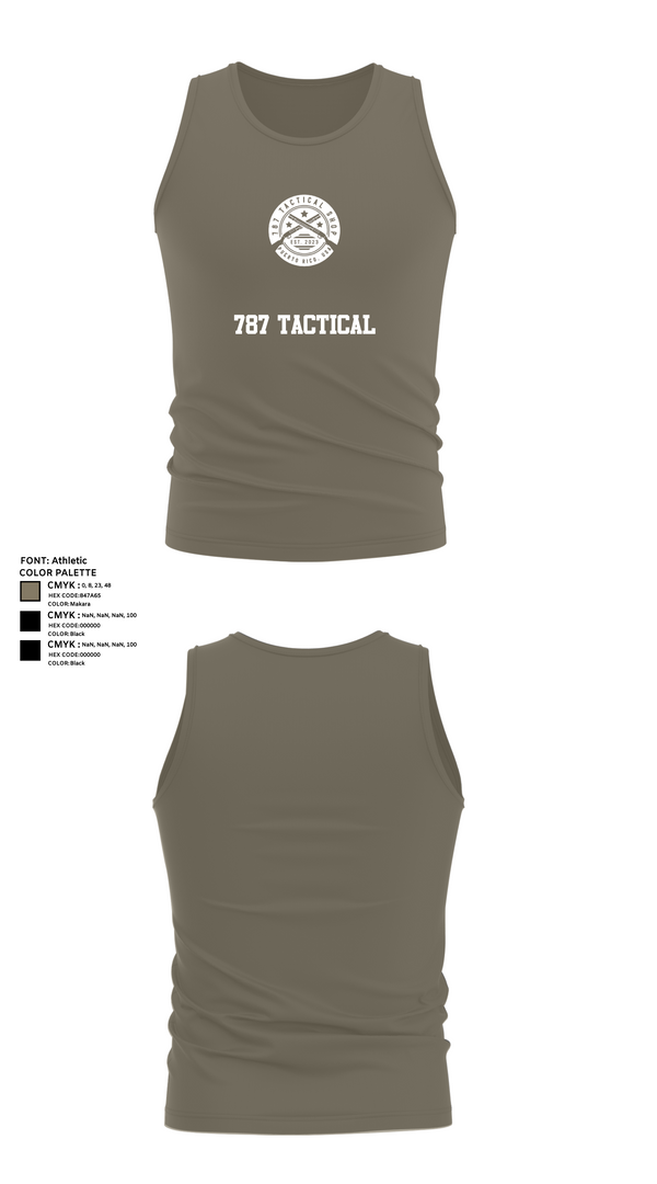 Tank Top, 787 Tactical, , Teamtime, Team time, sublimation, custom sports apparel, team uniforms, spirit wear, spiritwear, sports uniforms, custom shirts, team store, custom team store, fundraiser sports, apparel fundraiser