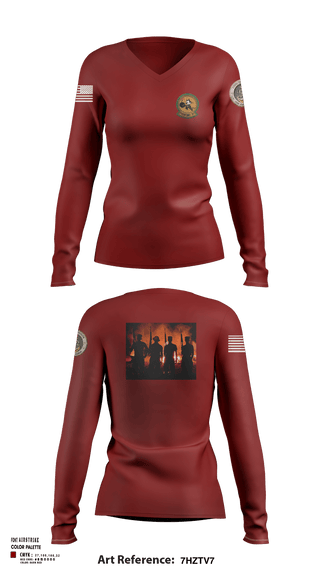 Women's Long Sleeve Vneck Shirt, Twin cities squadron, Navy, Teamtime, Team time, sublimation, custom sports apparel, team uniforms, spirit wear, spiritwear, sports uniforms, custom shirts, team store, custom team store, fundraiser sports, apparel fundraiser