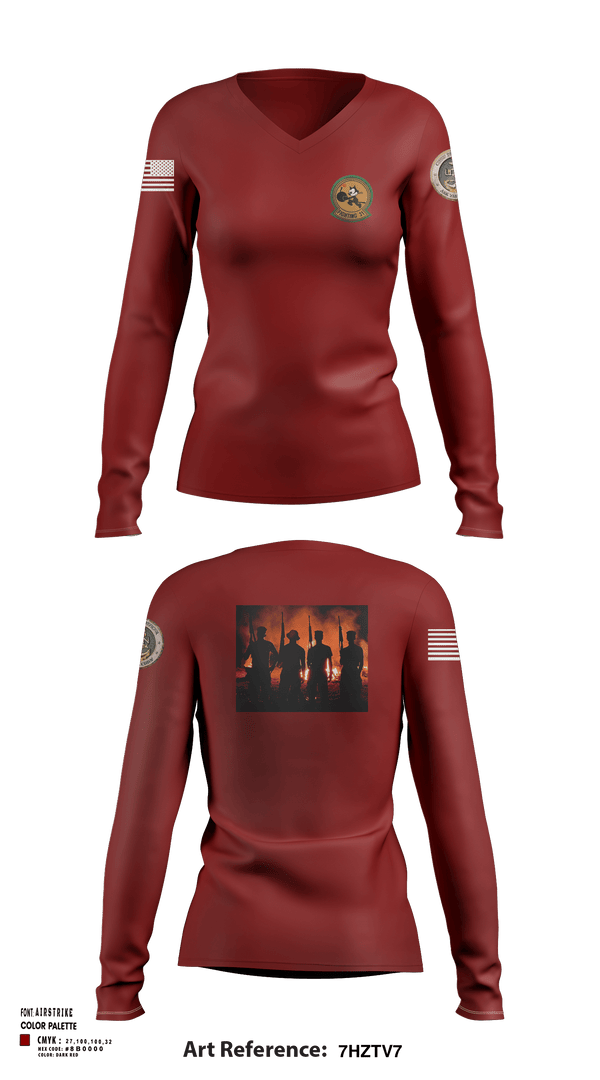 Women's Long Sleeve Vneck Shirt, Twin cities squadron, Navy, Teamtime, Team time, sublimation, custom sports apparel, team uniforms, spirit wear, spiritwear, sports uniforms, custom shirts, team store, custom team store, fundraiser sports, apparel fundraiser