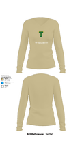 Tantasqua Regional High School Golf 92525572 Women's Long Sleeve V-neck Shirt - 37