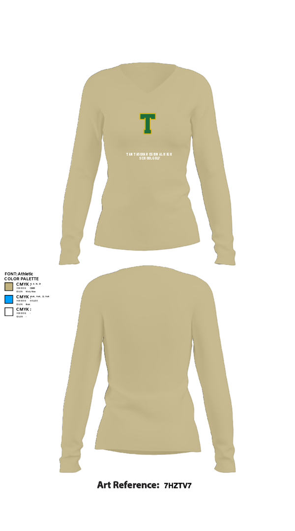 Womens Long Sleeve Vneck Shirt, Tantasqua Regional High School Golf, Golf, Teamtime, Team time, sublimation, custom sports apparel, team uniforms, spirit wear, spiritwear, sports uniforms, custom shirts, team store, custom team store, fundraiser sports, apparel fundraiser