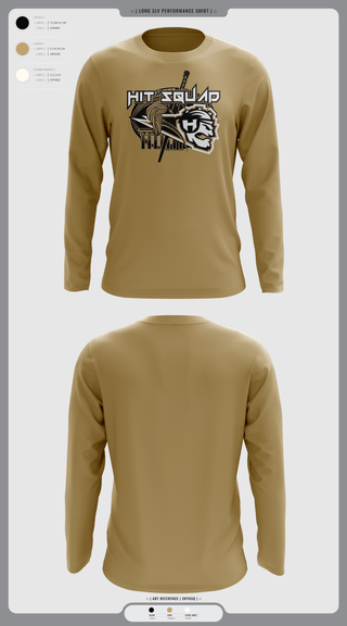 Long Sleeve Performance Shirt, San Jose Hitsquad, , Teamtime, Team time, sublimation, custom sports apparel, team uniforms, spirit wear, spiritwear, sports uniforms, custom shirts, team store, custom team store, fundraiser sports, apparel fundraiser