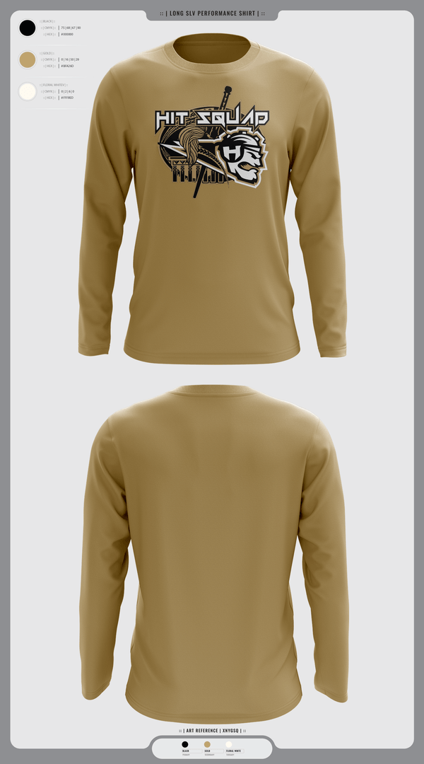 Long Sleeve Performance Shirt, San Jose Hitsquad, , Teamtime, Team time, sublimation, custom sports apparel, team uniforms, spirit wear, spiritwear, sports uniforms, custom shirts, team store, custom team store, fundraiser sports, apparel fundraiser