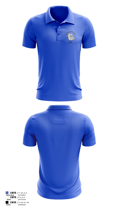 Woodburn Bulldogs 46725617 Short Sleeve Performance Polo - 2