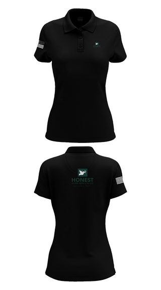 Womens Short Sleeve Performance Polo, Honest Home Services LLC, , Teamtime, Team time, sublimation, custom sports apparel, team uniforms, spirit wear, spiritwear, sports uniforms, custom shirts, team store, custom team store, fundraiser sports, apparel fundraiser