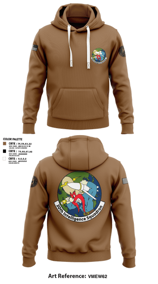 Hoodie, 20th Intelligence Squadron, Air Force, Teamtime, Team time, sublimation, custom sports apparel, team uniforms, spirit wear, spiritwear, sports uniforms, custom shirts, team store, custom team store, fundraiser sports, apparel fundraiser