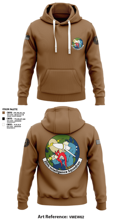 20th Intelligence Squadron 35709340 Hoodie - 1
