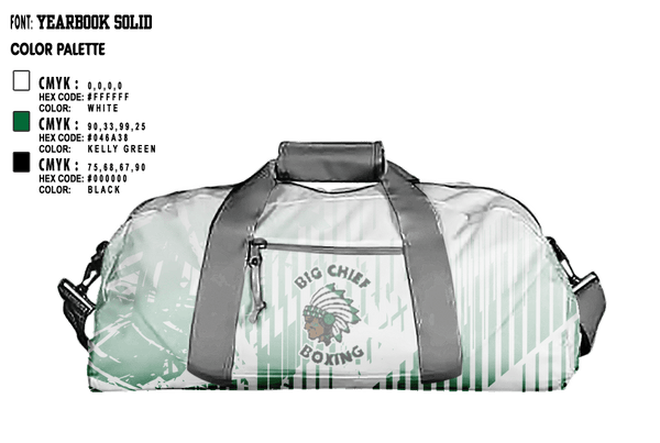Duffle Bag, Big Chief Boxing, , Teamtime, Team time, sublimation, custom sports apparel, team uniforms, spirit wear, spiritwear, sports uniforms, custom shirts, team store, custom team store, fundraiser sports, apparel fundraiser