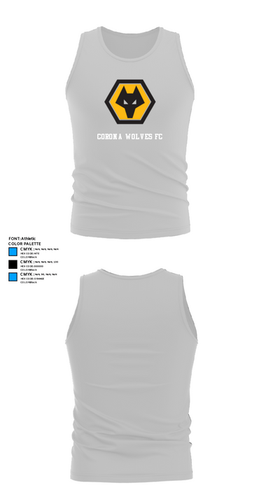 Corona wolves fc 30076997 Tank Top - 13