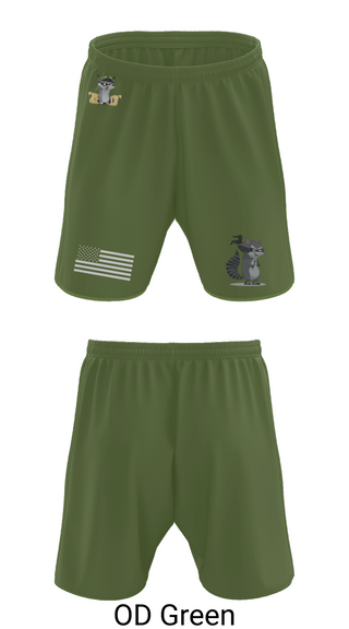 Athletic Shorts With Pockets, 2-2 B Co., Army, Teamtime, Team time, sublimation, custom sports apparel, team uniforms, spirit wear, spiritwear, sports uniforms, custom shirts, team store, custom team store, fundraiser sports, apparel fundraiser