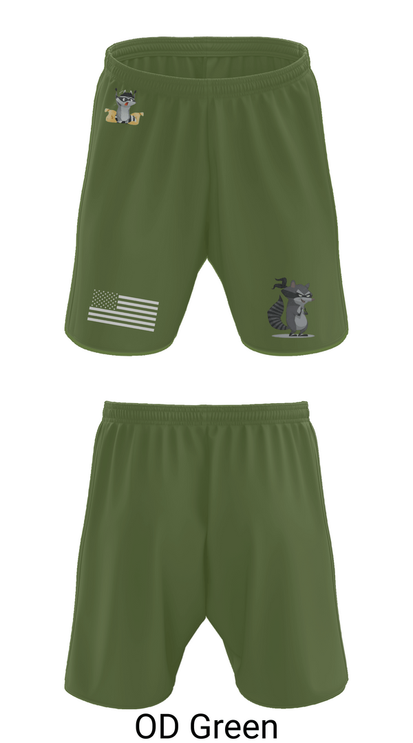 Athletic Shorts With Pockets, 2-2 B Co., Army, Teamtime, Team time, sublimation, custom sports apparel, team uniforms, spirit wear, spiritwear, sports uniforms, custom shirts, team store, custom team store, fundraiser sports, apparel fundraiser