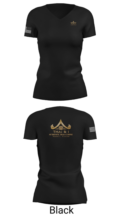 Womens Short Sleeve Vneck Shirt, Thai & I, , Teamtime, Team time, sublimation, custom sports apparel, team uniforms, spirit wear, spiritwear, sports uniforms, custom shirts, team store, custom team store, fundraiser sports, apparel fundraiser