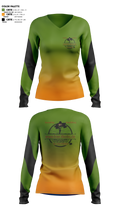 www.Tree-Works.de 32054649 Women's Long Sleeve V-neck Shirt - 1