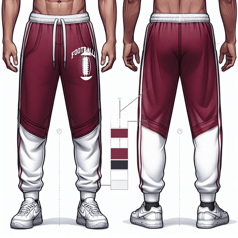 Sweatpants, Bovina High School Football, Football, Teamtime, Team time, sublimation, custom sports apparel, team uniforms, spirit wear, spiritwear, sports uniforms, custom shirts, team store, custom team store, fundraiser sports, apparel fundraiser