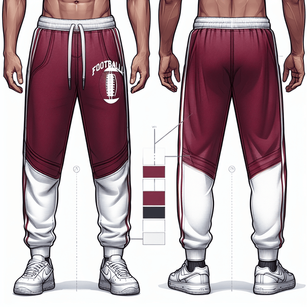 Sweatpants, Bovina High School Football, Football, Teamtime, Team time, sublimation, custom sports apparel, team uniforms, spirit wear, spiritwear, sports uniforms, custom shirts, team store, custom team store, fundraiser sports, apparel fundraiser