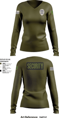 Southern Security & Patrol Services 51595739 Women's Long Sleeve V-neck Shirt - 1