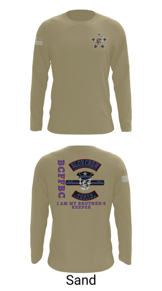 Long Sleeve Performance Shirt, Bluecrew law enforcement motorcycle club, , Teamtime, Team time, sublimation, custom sports apparel, team uniforms, spirit wear, spiritwear, sports uniforms, custom shirts, team store, custom team store, fundraiser sports, apparel fundraiser