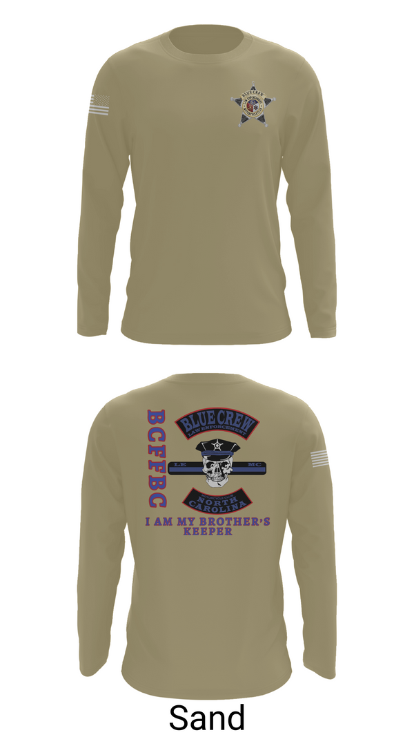 Long Sleeve Performance Shirt, Bluecrew law enforcement motorcycle club, , Teamtime, Team time, sublimation, custom sports apparel, team uniforms, spirit wear, spiritwear, sports uniforms, custom shirts, team store, custom team store, fundraiser sports, apparel fundraiser