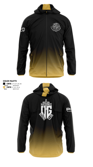 Windbreaker, OG HASTINGS BOXING CLUB, , Teamtime, Team time, sublimation, custom sports apparel, team uniforms, spirit wear, spiritwear, sports uniforms, custom shirts, team store, custom team store, fundraiser sports, apparel fundraiser