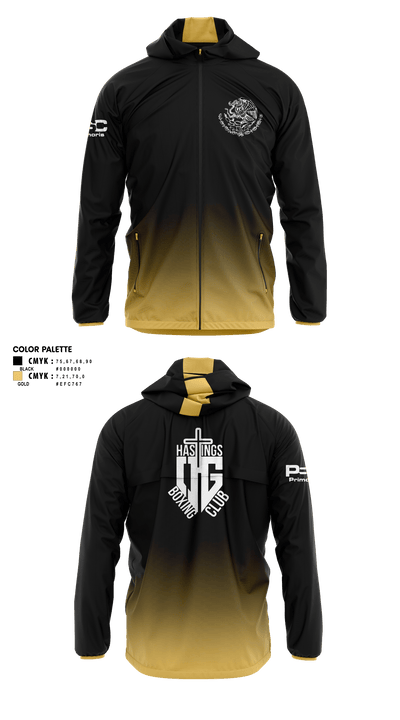 OG HASTINGS BOXING CLUB 17726644 Windbreaker - 1
