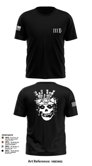 Old School Cotton Feel Shirt, 3B 1-325 AIR, 2BCT, 82ND ABN DIV, Army, Teamtime, Team time, sublimation, custom sports apparel, team uniforms, spirit wear, spiritwear, sports uniforms, custom shirts, team store, custom team store, fundraiser sports, apparel fundraiser