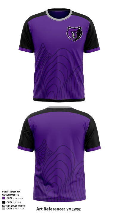 Rocky Mountain High School Soccer 84312101 Short Sleeve Performance Shirt - 39
