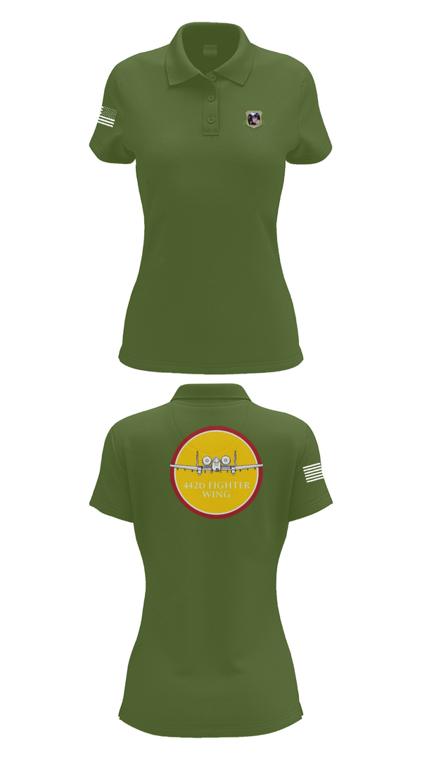 Womens Short Sleeve Performance Polo, 442D FW, , Teamtime, Team time, sublimation, custom sports apparel, team uniforms, spirit wear, spiritwear, sports uniforms, custom shirts, team store, custom team store, fundraiser sports, apparel fundraiser