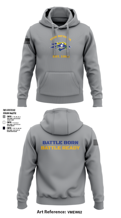 USS NEVADA SSBN 733 17523838 Hoodie - 8