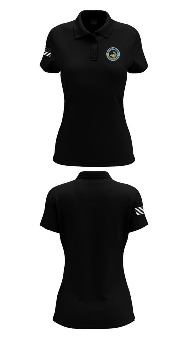 Womens Short Sleeve Performance Polo, River Valley Middle School Cross Country, Cross Country, Teamtime, Team time, sublimation, custom sports apparel, team uniforms, spirit wear, spiritwear, sports uniforms, custom shirts, team store, custom team store, fundraiser sports, apparel fundraiser