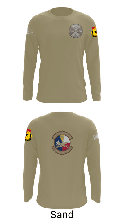 B Co 615th ASB - Tangos 38236769 Long Sleeve Performance Shirt - 86