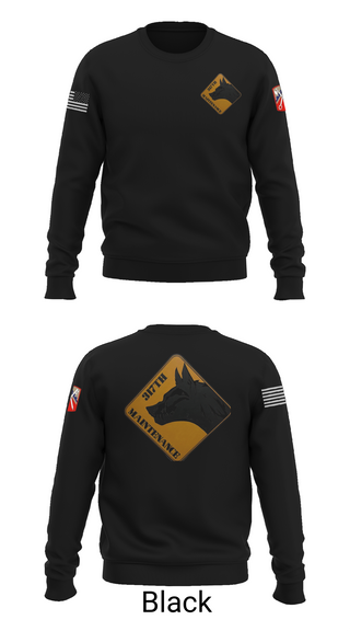Crew Neck Sweatshirt, 317th support maintenance company, Army, Teamtime, Team time, sublimation, custom sports apparel, team uniforms, spirit wear, spiritwear, sports uniforms, custom shirts, team store, custom team store, fundraiser sports, apparel fundraiser