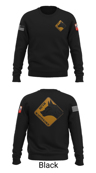 317th support maintenance company 3788646 Crew Neck Sweatshirt - 25