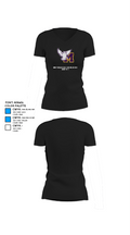 Monticello High School Cross Country 66273969 Women's Short Sleeve V-neck Shirt - 37