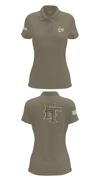 Womens Short Sleeve Performance Polo, Fort Towson Junior High School Cheer, Cheer, Teamtime, Team time, sublimation, custom sports apparel, team uniforms, spirit wear, spiritwear, sports uniforms, custom shirts, team store, custom team store, fundraiser sports, apparel fundraiser